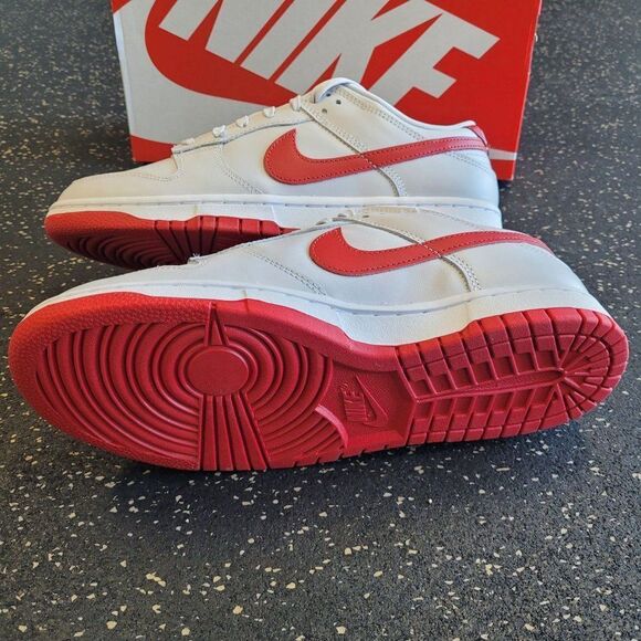 Nike Dunk Low Vast Grey Varsity Red White OSU FJ0832-011 Men Size 9 main image 2